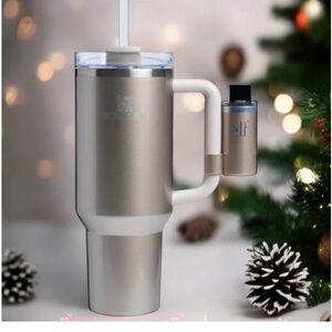 New Stanley X Elf Stainless Steel Tumbler with Handle and Straw